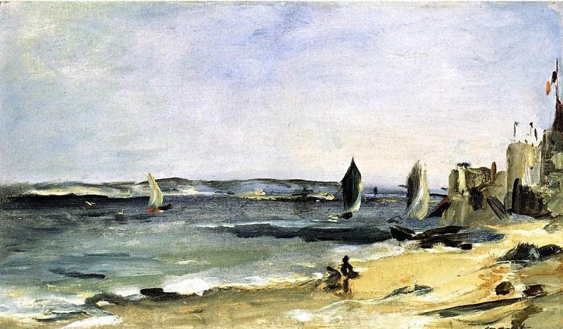 Edouard Manet Seascape at Arcachon